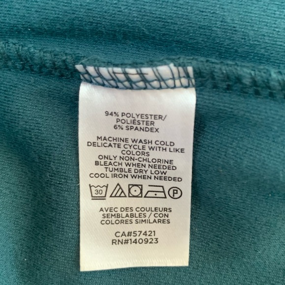 LOFT Velour V Neck Top - Picture 7 of 8